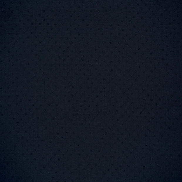 Muslin fabric Navy matte 