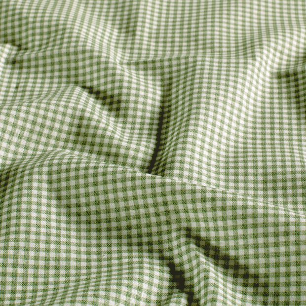 Cretona tela Cuadros Verde