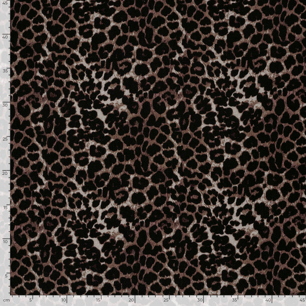 Satin fabric Panther 