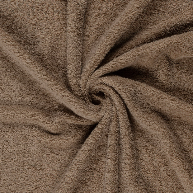 Terry Towelling fabric Beige 