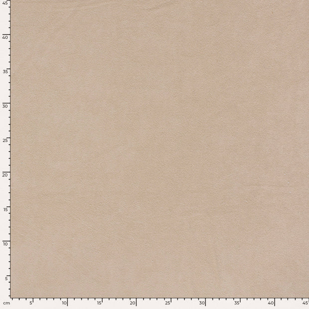 Stretch terry fabric Unicolour Beige