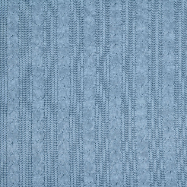 Heavy Knit tela Azul claro 