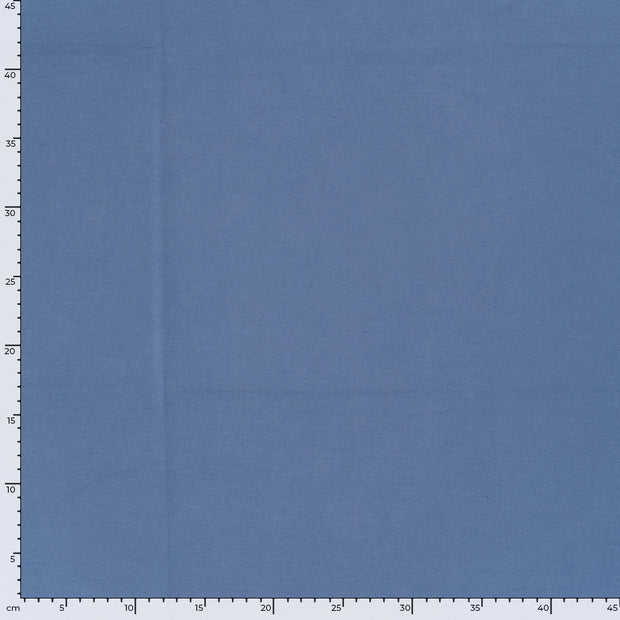 Interlock tela Unicolor Azul acero
