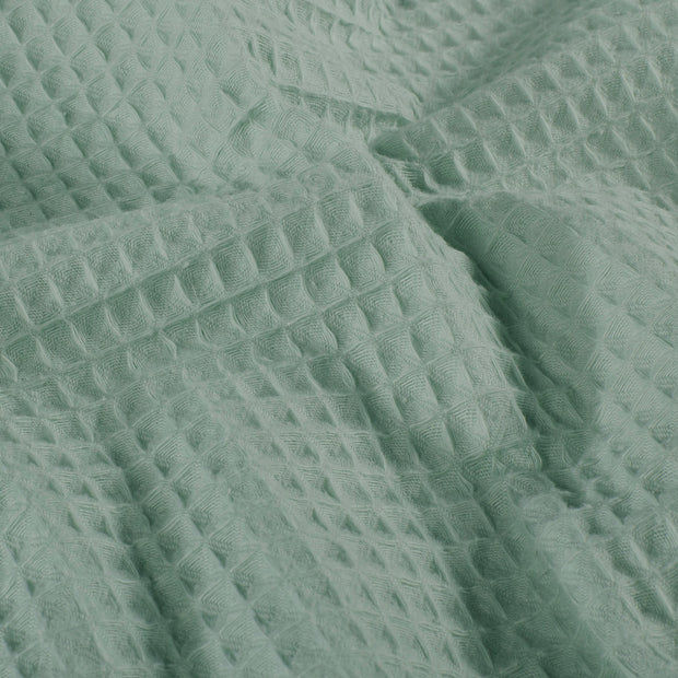 Waffle piqué fabric Unicolour Ice Mint