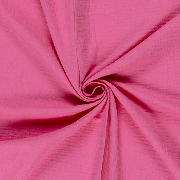 Muslin fabric Fuchsia 
