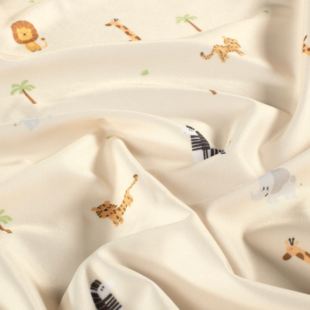 Swimwear Jersey UPF50 Recycled fabric Tigers Beige