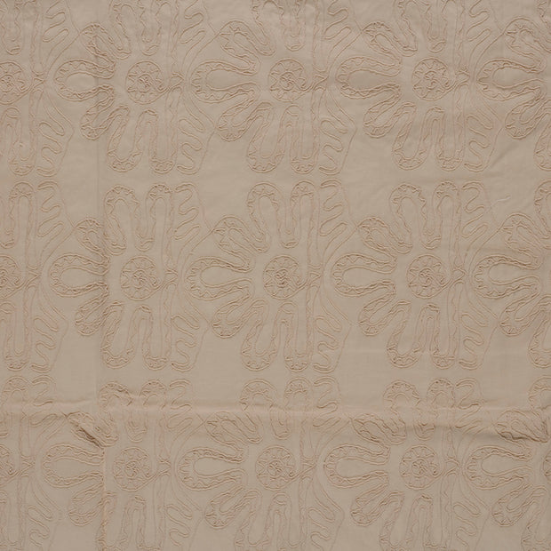 Cotton Poplin fabric Beige matte 
