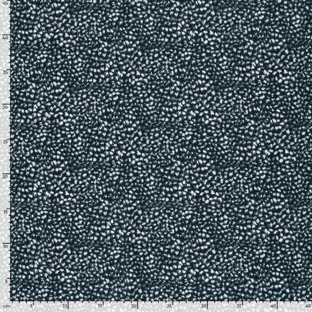 Bengaline fabric Abstract Navy