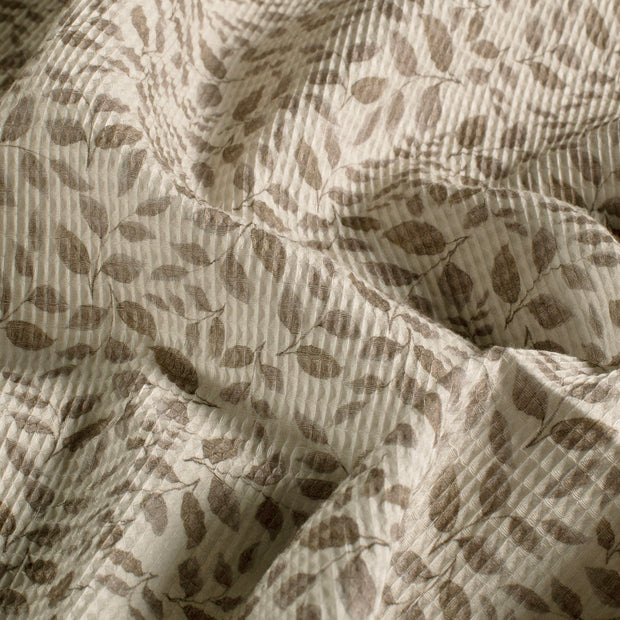 Waffle piqué fabric Beige