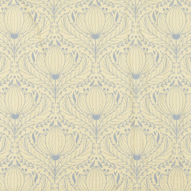 Seersucker fabric Ornaments Light Blue