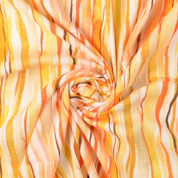 Muslin fabric Orange 