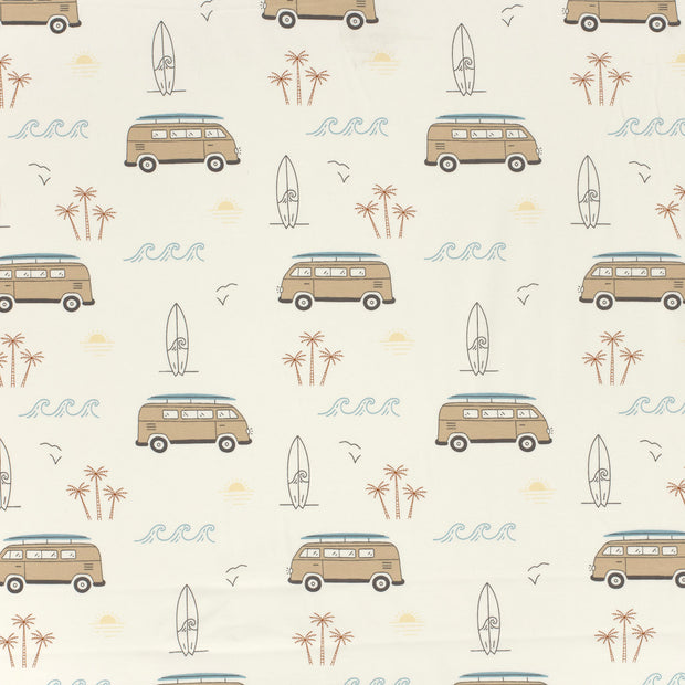 Jersey fabric Off White soft 