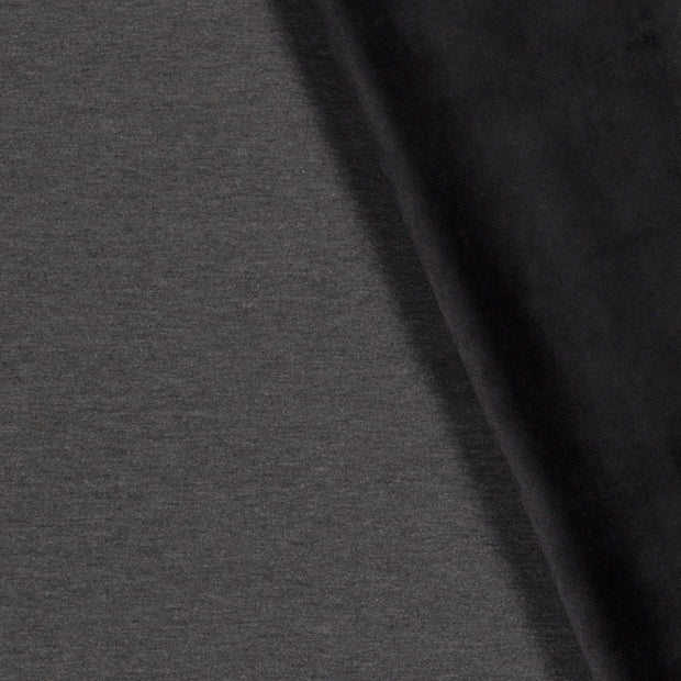 Velvet fabric Melange Black