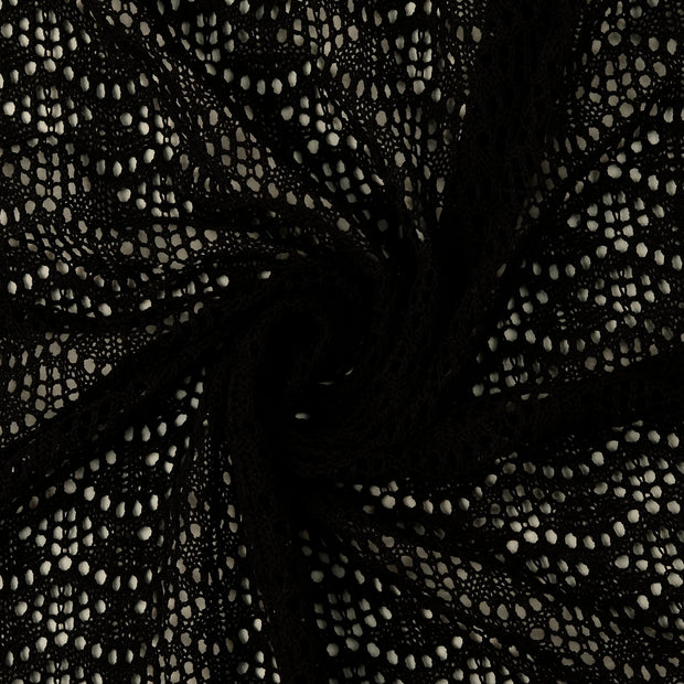 Lace fabric Black 