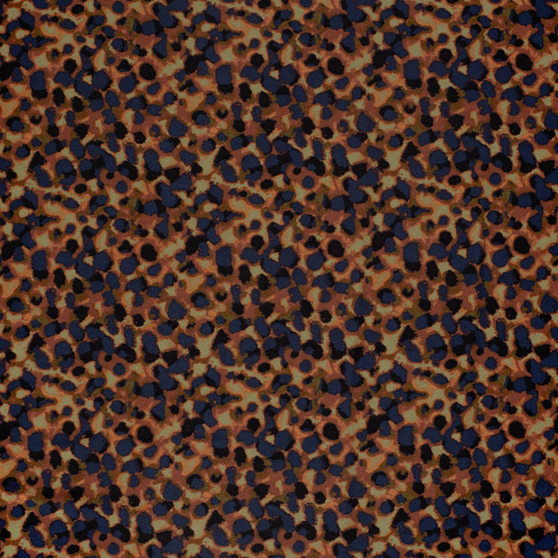 Viscose Vortex Jersey fabrik Ziegel matt 