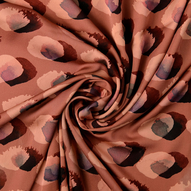 Viscose Satin fabric Coral 