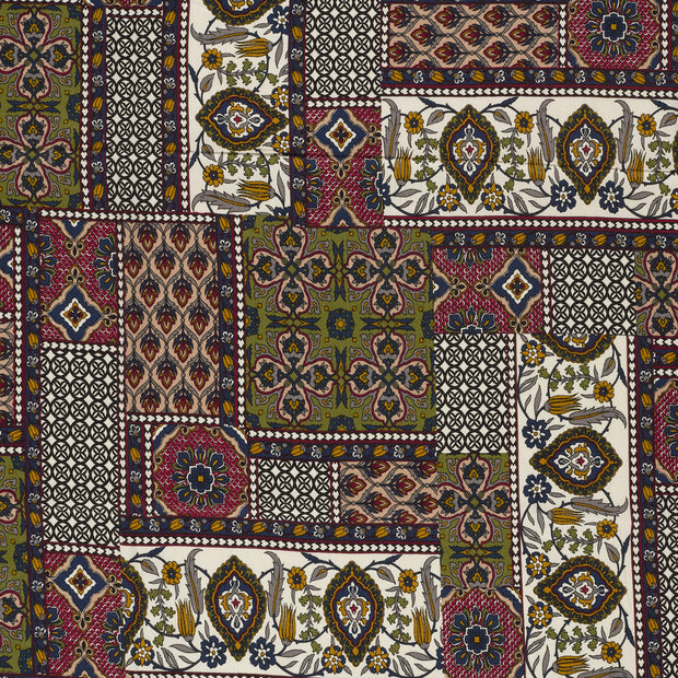 Viscose Satin fabrik Bordeauxrot glänzend 