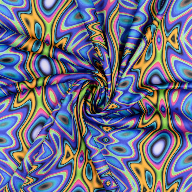Polyester Jersey fabric Multicolor digital printed 