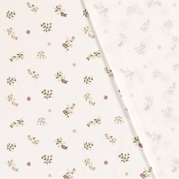 Jersey fabric Flowers printed 