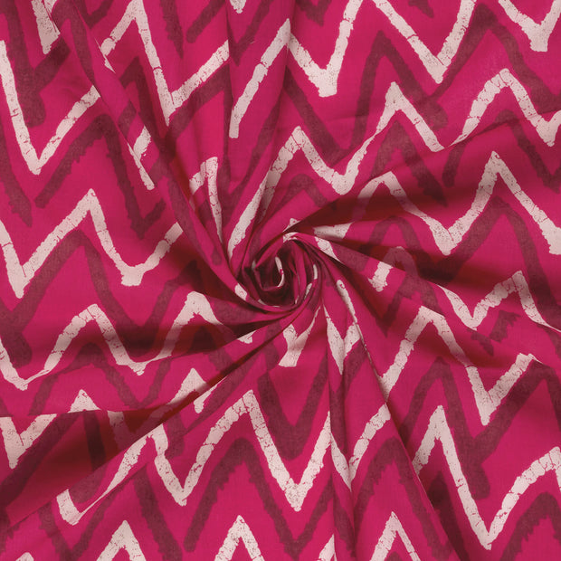 Voile fabric printed 