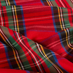 Gabardine Checks Red