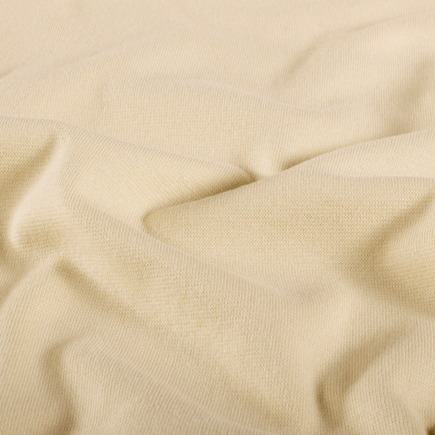 Cuff Material GOTS organic fabric Unicolour Beige