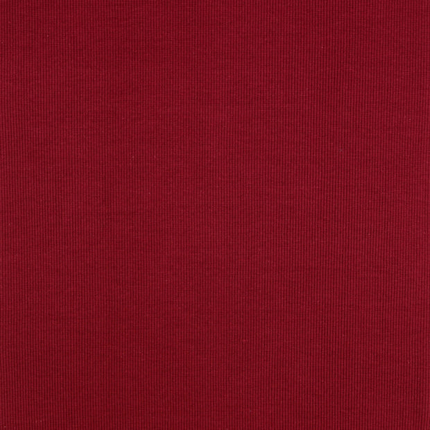 Heavy Knit fabrik Bordeauxrot