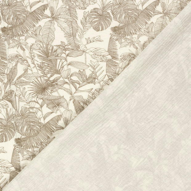 Muslin fabric Jungle printed 