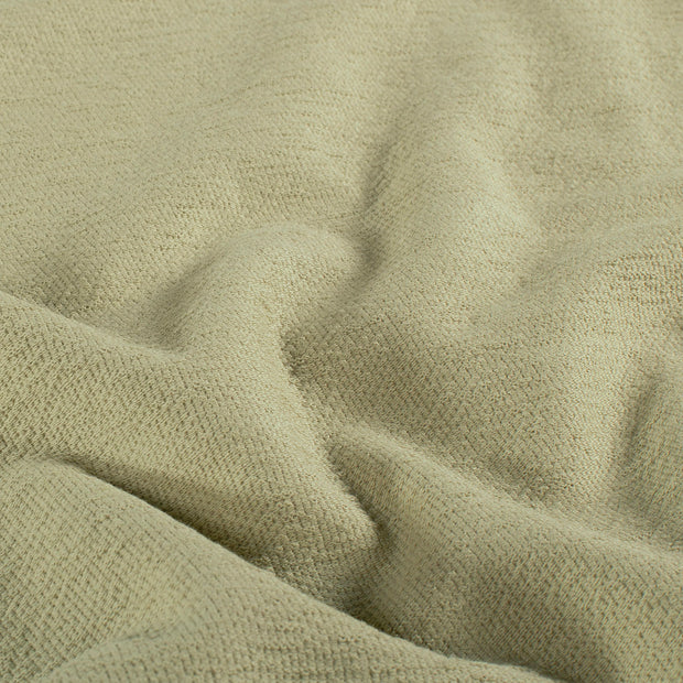 Terry Crepe fabric Unicolour Olive Green