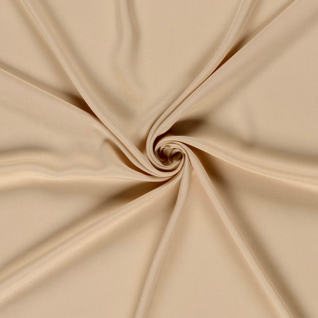 Viscose Poplin fabrik Beige 