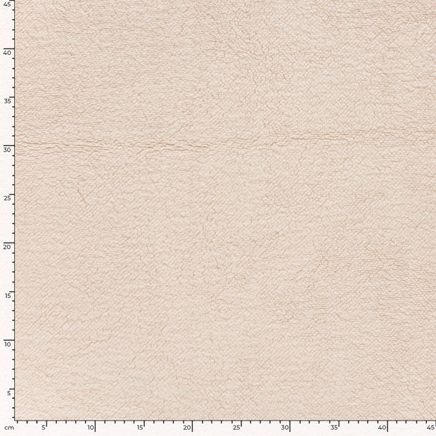 Sherpa Fleece fabric Unicolour Ivory