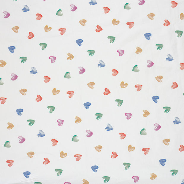 French Terry GOTS organic fabric Off White matte 