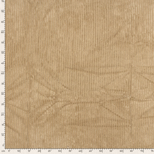 Corduroy 4.5w fabric Unicolour Camel