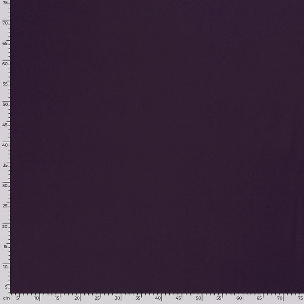 Jersey fabric Unicolour Aubergine