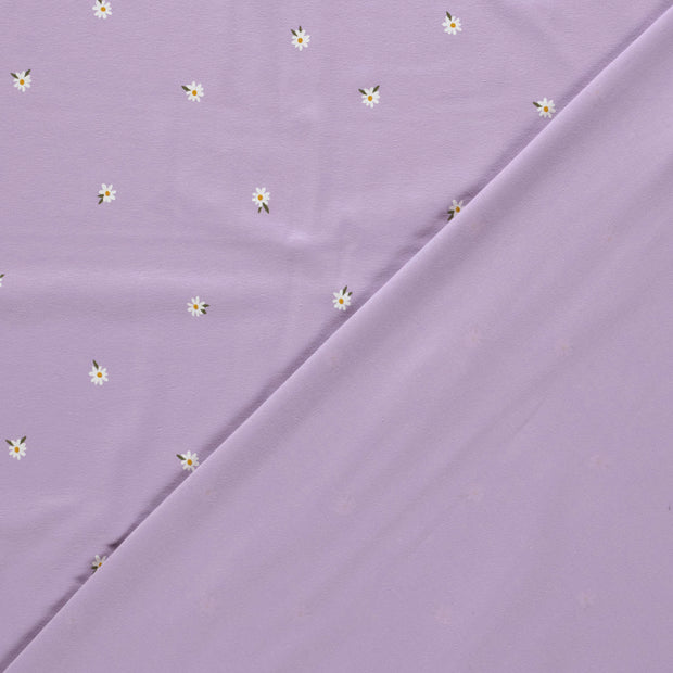 Jersey fabric Flowers printed 