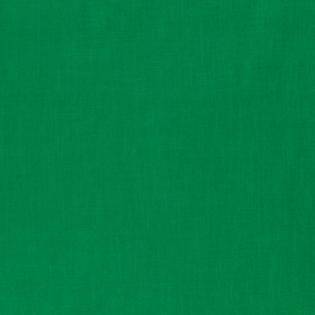 Linen fabric Green matte 