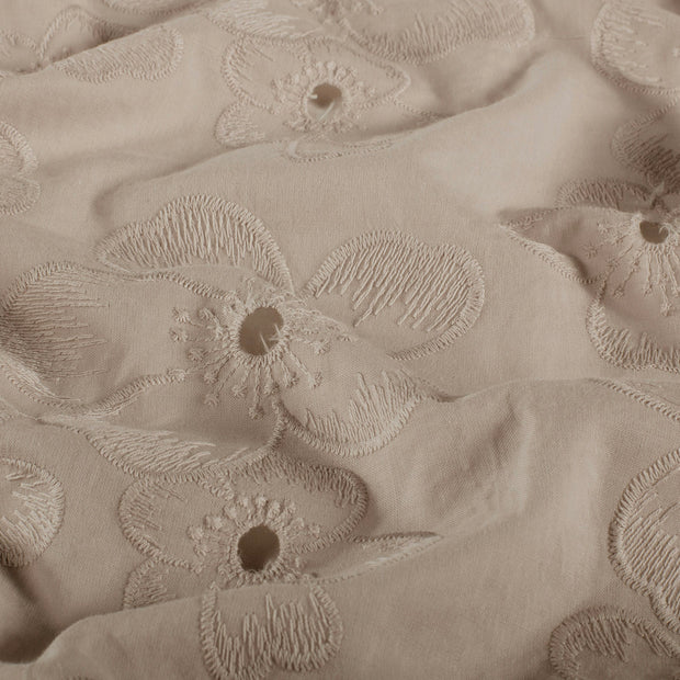 Cotton Poplin fabric Unicolour Beige