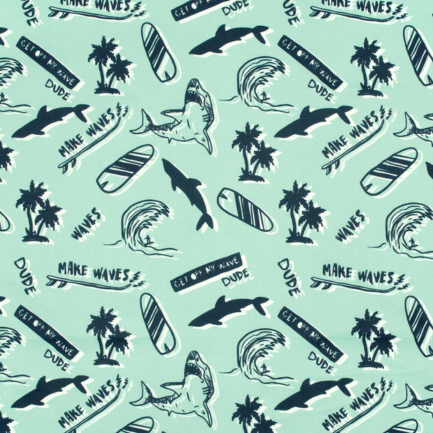 Swimshort water repellent recycled fabric Mint 