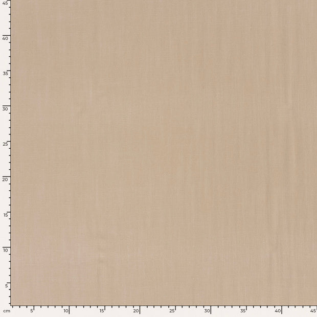 Woven Viscose Linen fabric Unicolour Beige