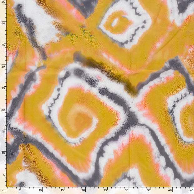 Voile tela Batik Ocre