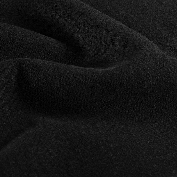 Linen fabric Unicolour Black