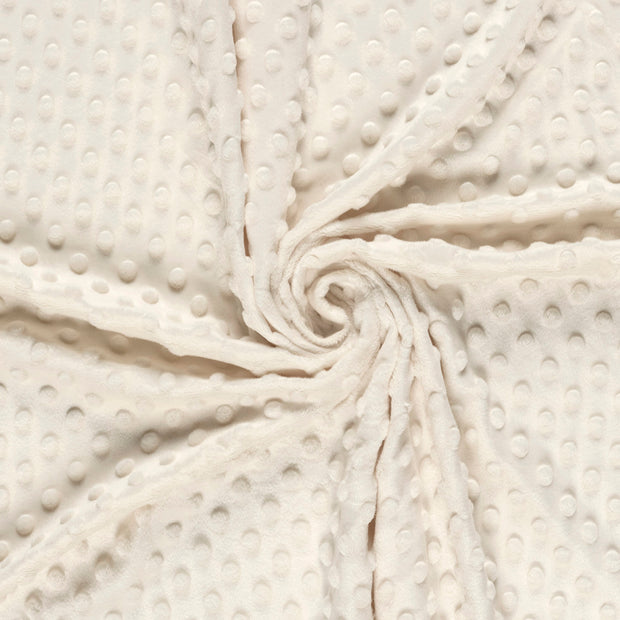 Minky fabric Off White 