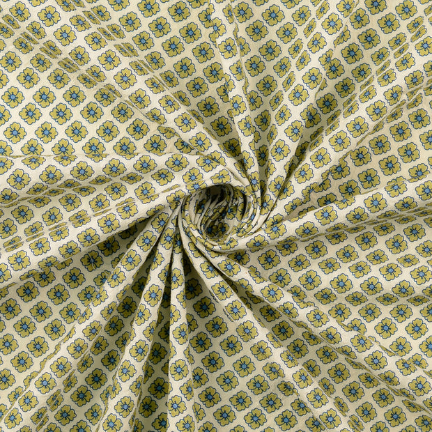 Tela Seersucker tela Verde oliva 