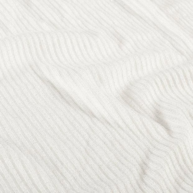 Rib Jerséis tela Unicolor Blanco roto