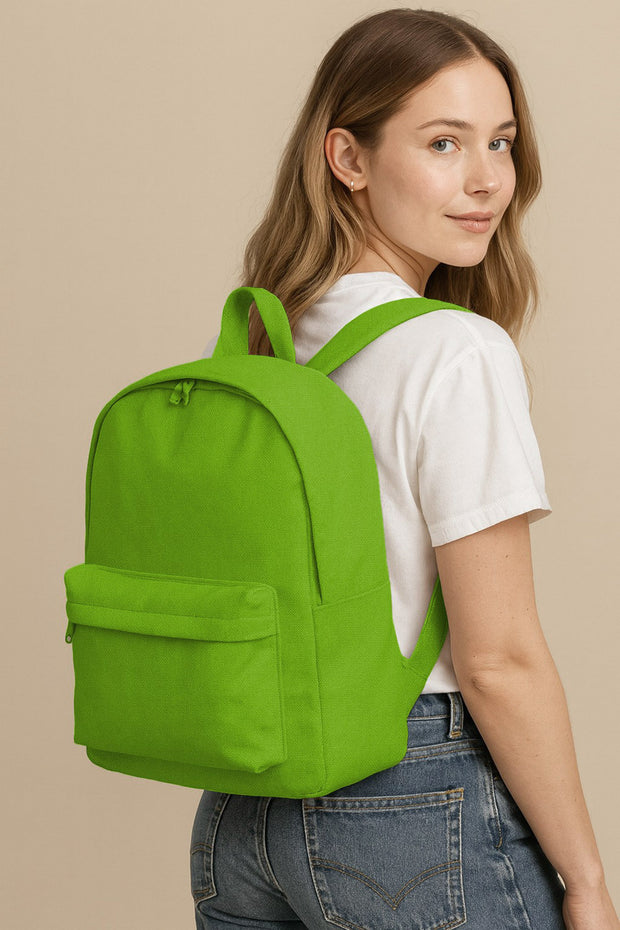 Canvas fabric Unicolour Lime Green
