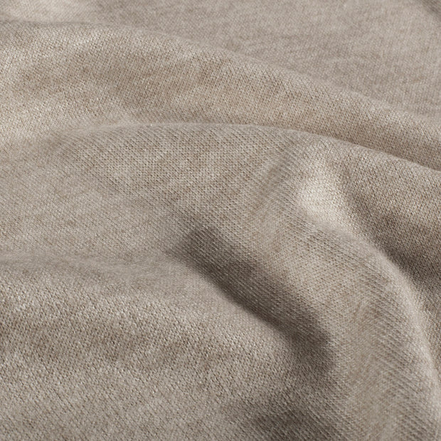 Heavy Knit fabric Melange Camel