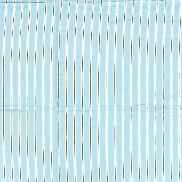 Viscose Nylon Crepe fabric Light Blue 