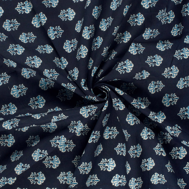 Voile fabrik Indigoblau 