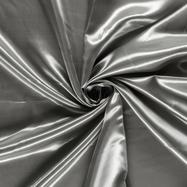 Satin fabric Grey 