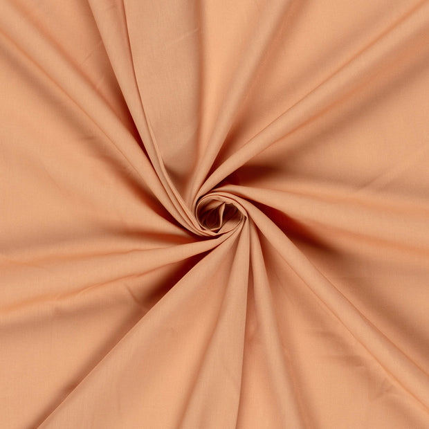 Cotton Poplin GOTS organic fabric Salmon 